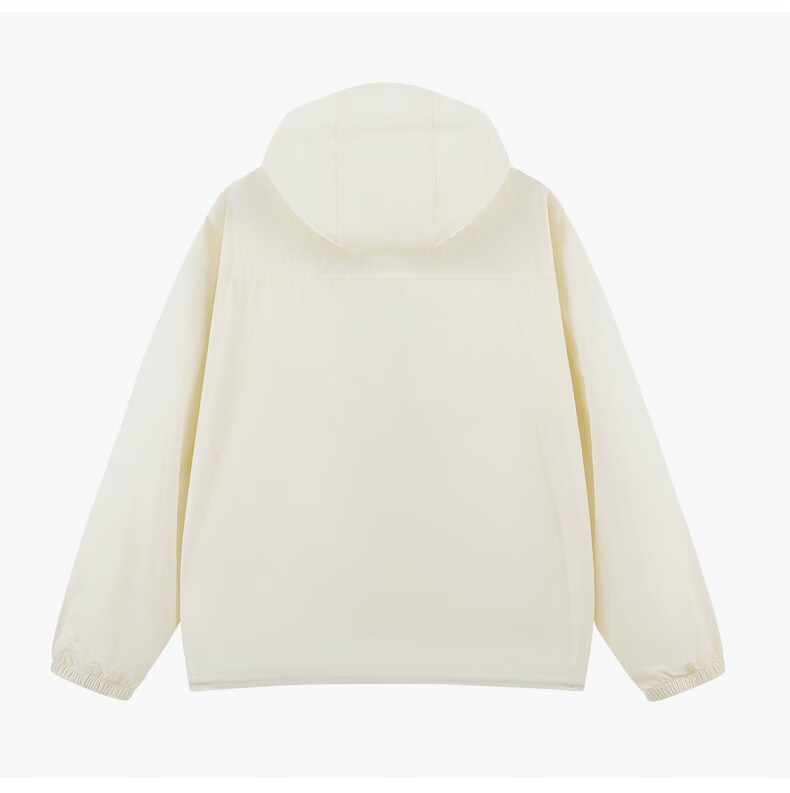 Charles Heart Summer Ice Feeling Sunscreen Jacket Unisex Lightweight Breathable UV Protection Couple Sun Protection Clothing Ivory White L 9