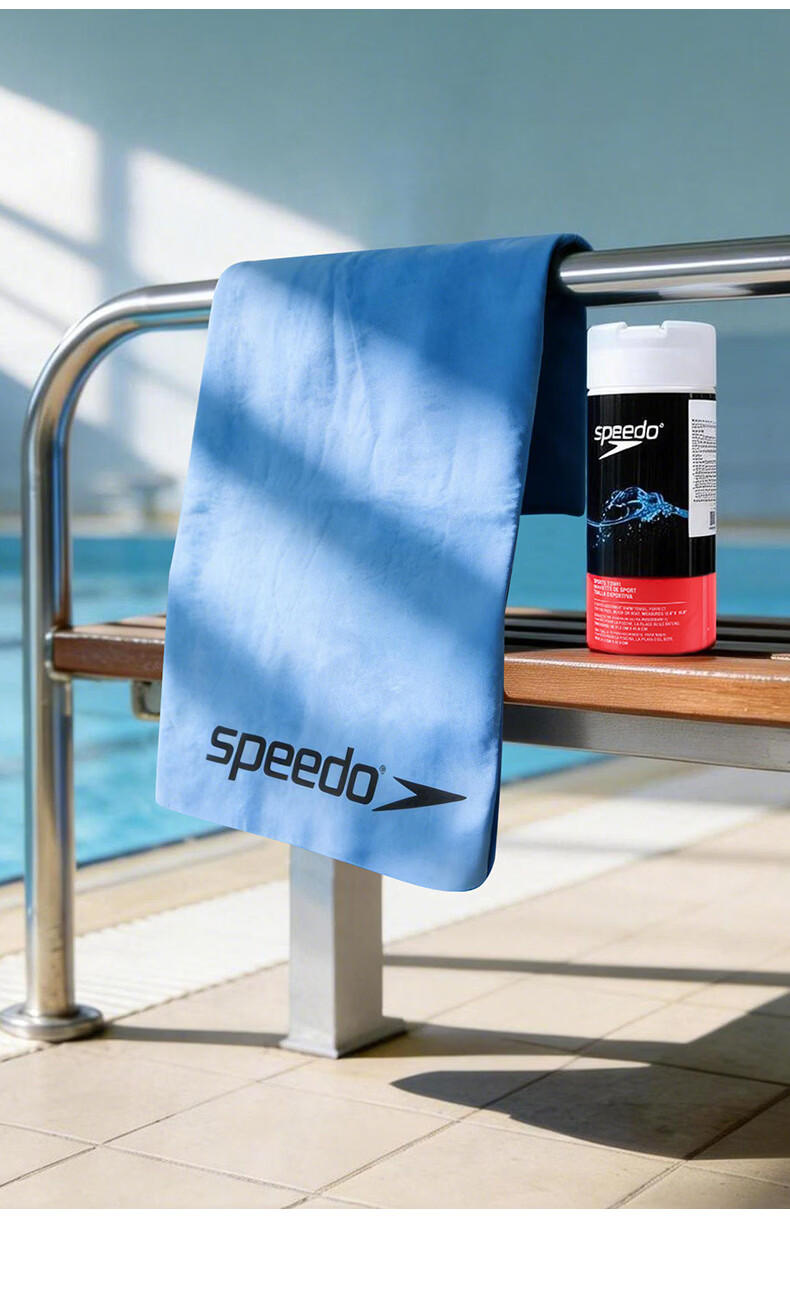 Speedo Quick-Dry Swim Towel Absorbent Swimming Diving Fitness Sports Portable Bath Beach Spa Resort Towel Blue 2