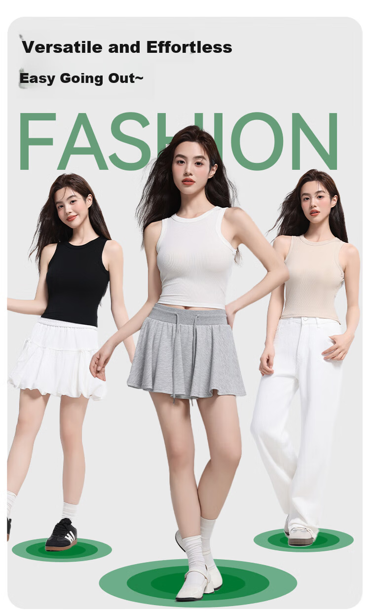 MiiOW Tencel Lyocell Women's Camisole Tank Top Summer Cooling Ice Silk Slim Fit Outerwear Base Layer Khaki XL 4