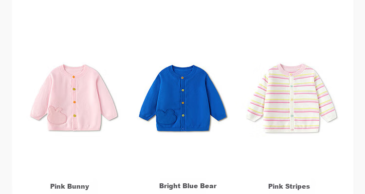 Balabala Kids Sweater Children's Knitwear Boys Girls 2026 New Spring Autumn Soft Skin-friendly Cardigan Pullover 11