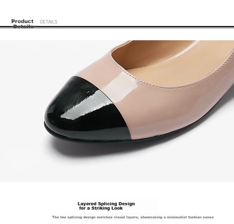 Laird Spring Summer Low Heel Elegant Mary Jane Shoes Women 6T23001 Ancora Red + Black BOP35 8