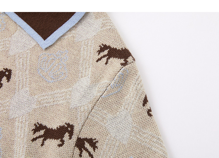 Demana【Wool/Silk Blend】Spring Smart Colorblock Jacquard Slim Knit Cardigan for Women Premium 9