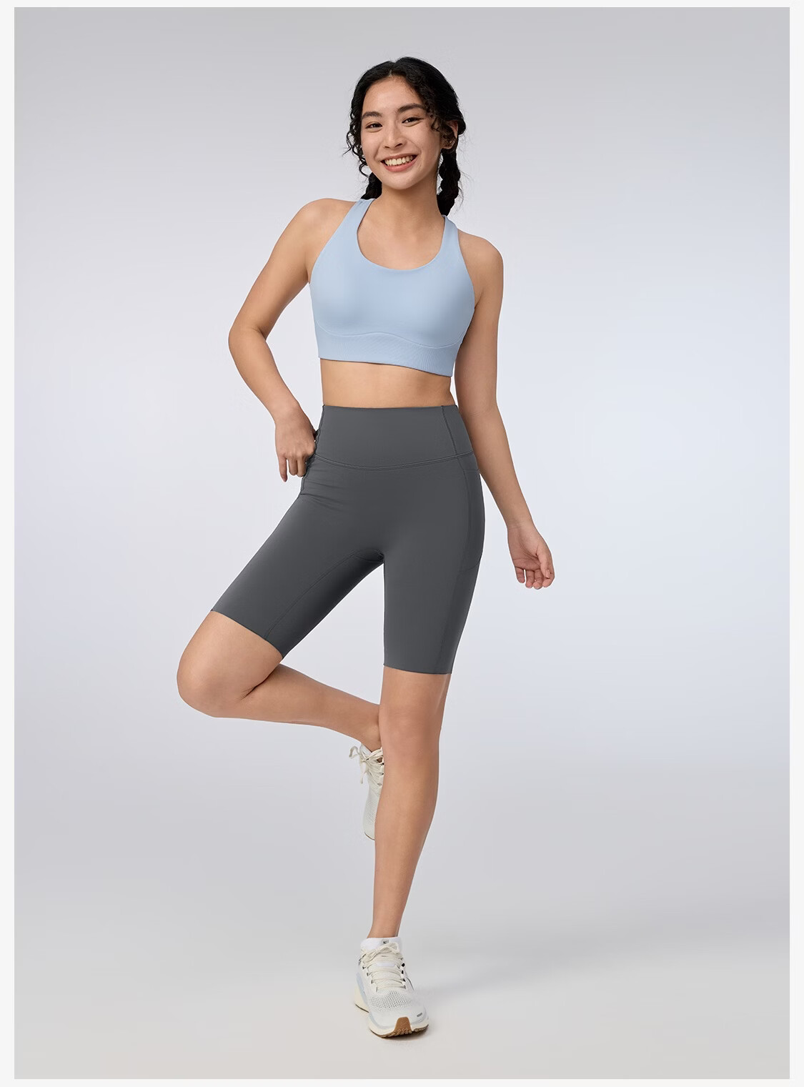 Keep New Yoga Shorts Women Spring Summer Fitness Sweat-Wicking Seamless Quick-Dry Cooling High Elasticity Four-Point Tight Pants 0613 13