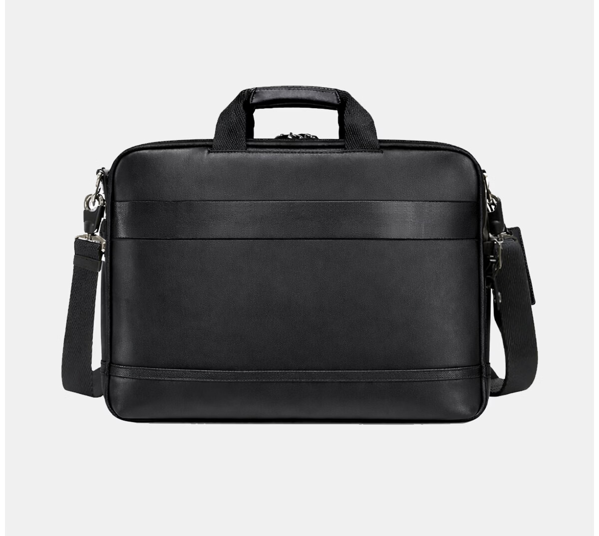 TUMI MONROE Business Briefcase Large Capacity Men's Leather Handbag Shoulder Bag Laptop Bag Black 5