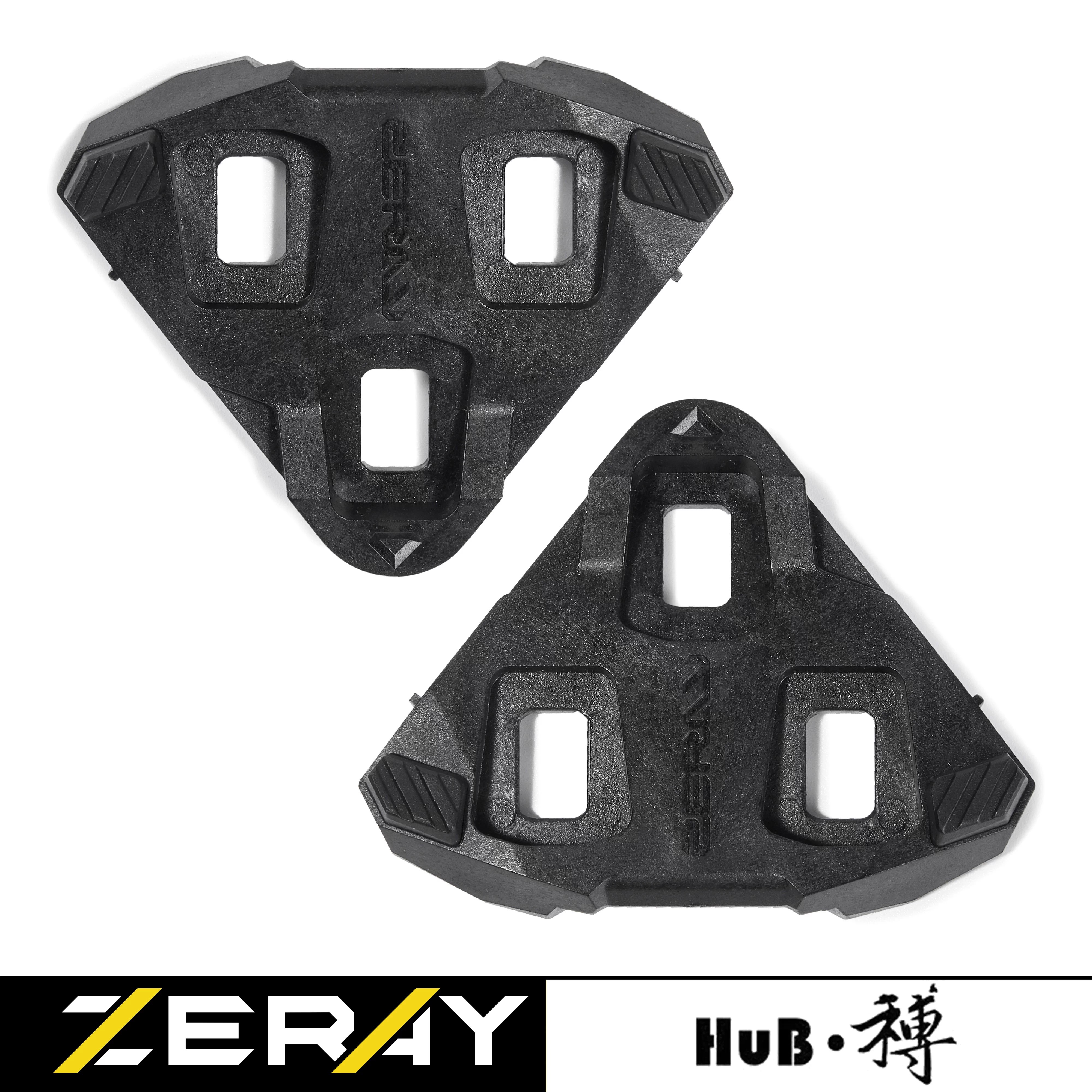 HEPINGJIANGENBO HuB Road Bike Clipless Pedals Diamond Lock Plates 0-Degree Floating Anti-Slip Screw Washers Standard Set