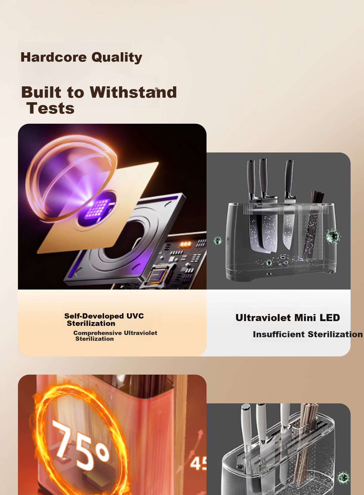 Turkey Disinfection Machine UV Sterilizer Knife and Chopsticks Storage Integrated High-Temperature Sterilization Drying Intelligent Device 3