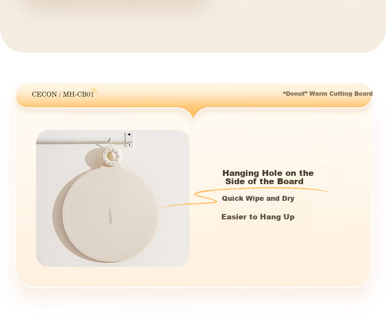 Xike Warm Cutting Board Hot Dish Insulation Board Fast Heating Multifunctional Foldable Flexible Silicone Heating Pad Round 2025 New Smart Constant Temperature MH-CB01 2
