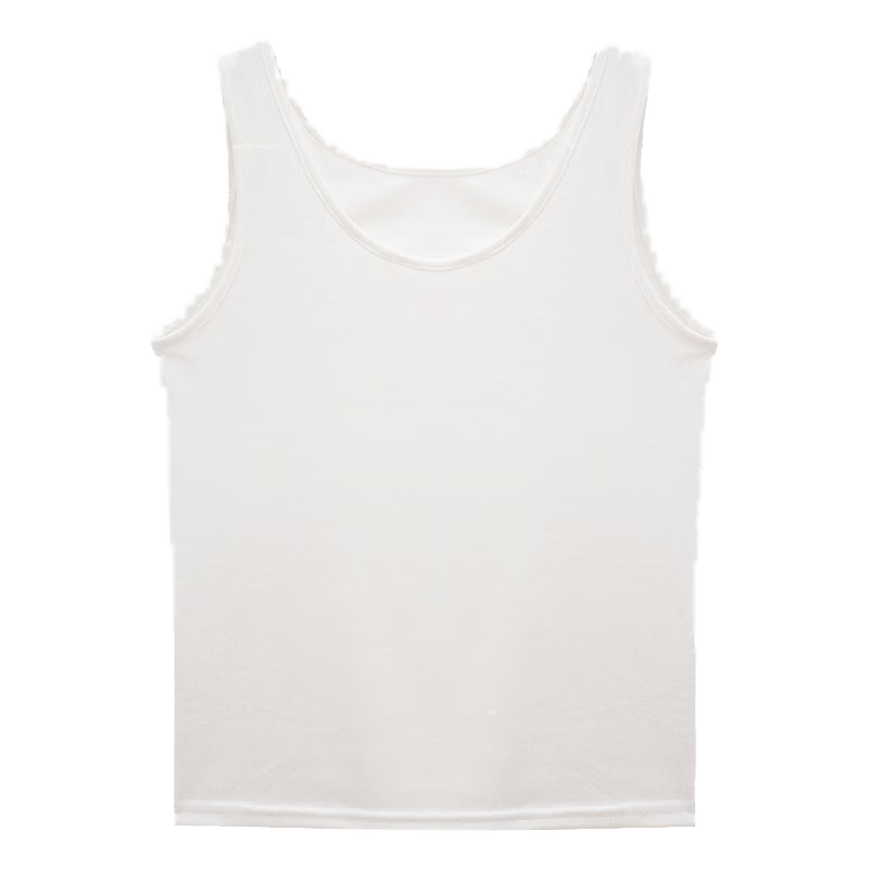 Langsha Women's Spring New Cotton Wide Strap Camisole Loose Sleeveless T-Shirt Top