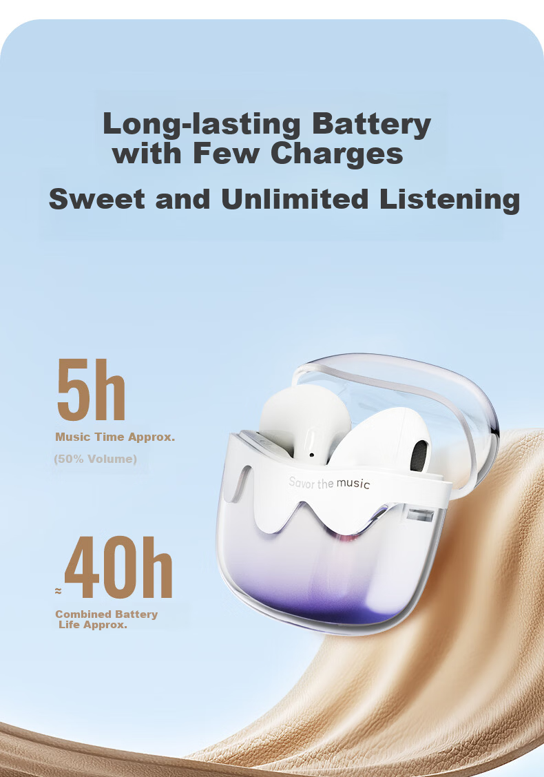 Aigo TQ10 Green Semi-In-Ear Wireless Bluetooth Sports Gaming Earphones Long Battery Life Noise Cancelling Whisper Beans 11