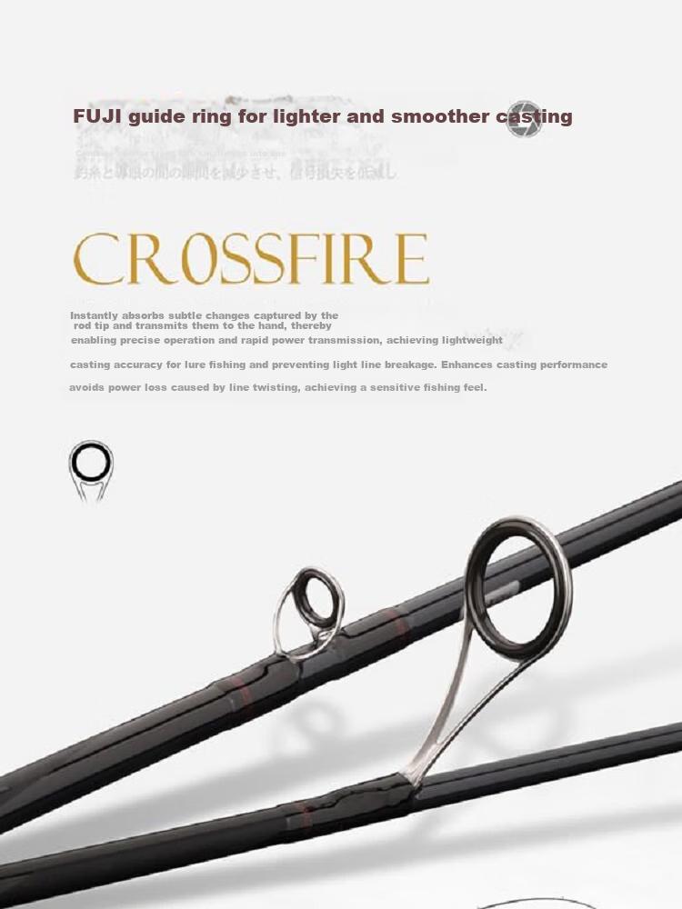 DAIWA CROSSFIRE MX Lightweight Micro Lure Casting Rod Fishing Gear 7