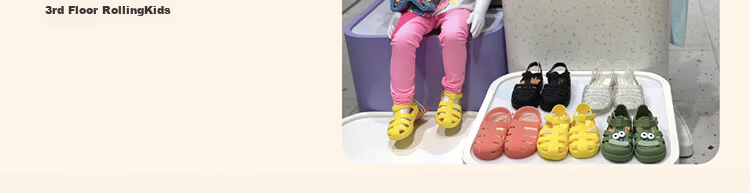 YECO MINI DD Kids Roman Jelly Shoes Girls Sandals Boys Beach Shoes Gradient Pink Size 23 18