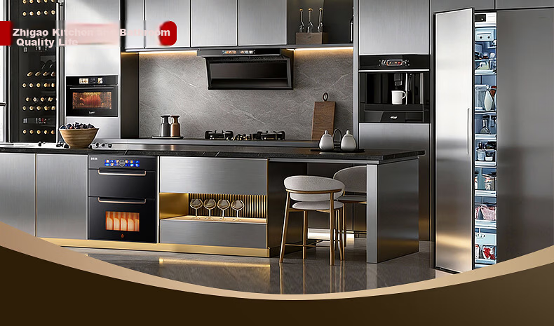 CHIGO 60L Built-in Steam Oven and Roaster Combo with 15% Government Subsidy, Self-Cleaning, Multi-Function 3-in-1 Steaming, Baking, and Roasting Machine 14CP-F 1