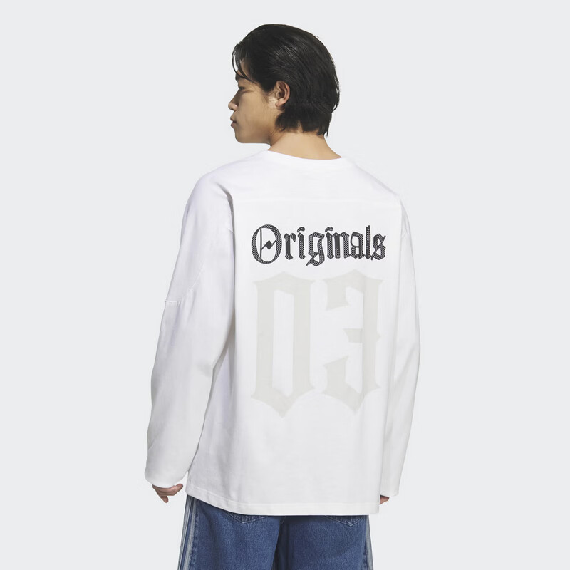 Adidas Originals Men's OG M TEE LS Long Sleeve T-Shirt KT3037 White L 2