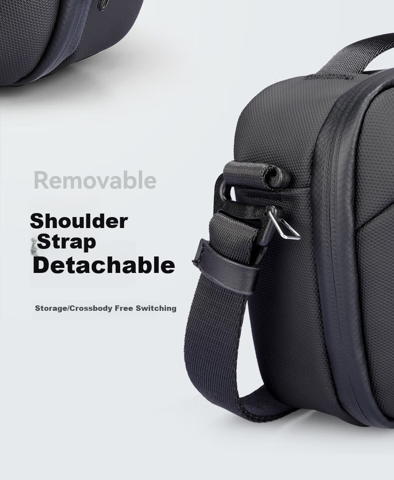 MARK RYDEN Men's Crossbody Bag Chest Bag Waist Bag Multifunctional Detachable Shoulder Strap Cycling Travel Backpack Large Capacity Shoulder Bag 12