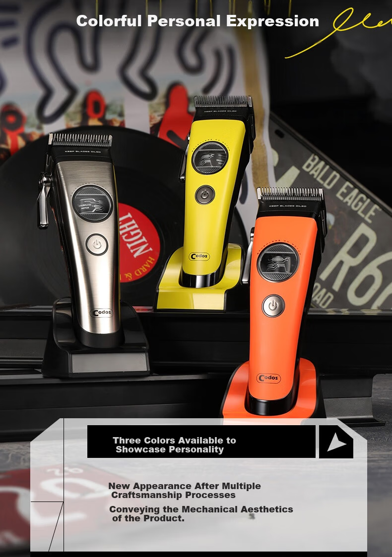 Codos Breakthrough A80 Oil Head Hair Clipper Cordless Brushless Motor Professional Gradient Hair Trimmer Salon Use [Annual Meeting Prize New Year Gift] 12