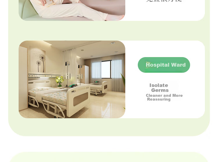 Guxu Disposable 4-Piece Bedding Set Cotton Duvet Cover Pillowcase Sheet Hotel Travel Thickened Protective Set 1 Pack 6