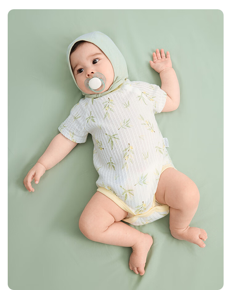 Balabala [balaOne] Baby Triangle Shirt Infant Romper 2026 Two-Piece Set Fresh Fashion 13