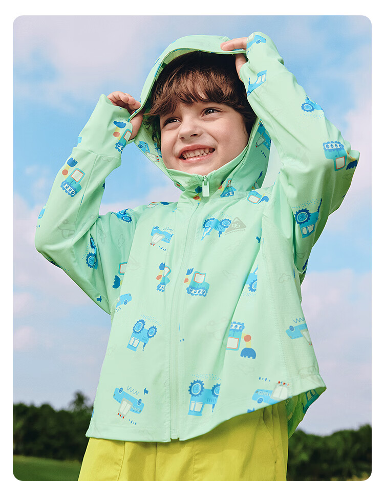 Balabala Kids Sun Protection Jacket Boys Girls Lightweight Summer Cool Shirt Portable UPF50+ 2026 New Model 27