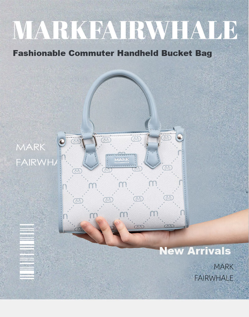Mark Fairwhale Large Capacity Fashion Shoulder Crossbody Bag Autumn Winter New Arrival Commuting Party Handbag New Year Goddess Festival Gift 1