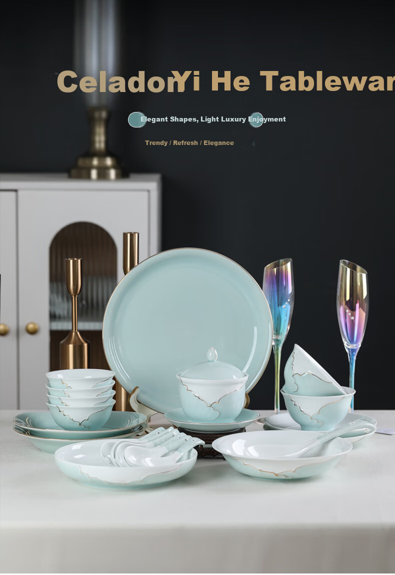 MULTIPOTENT Soup Spoon Small Rice Spoon Yi He Underglaze Color Retro Blue and White Round Bottom Set of 6 Spoons 1