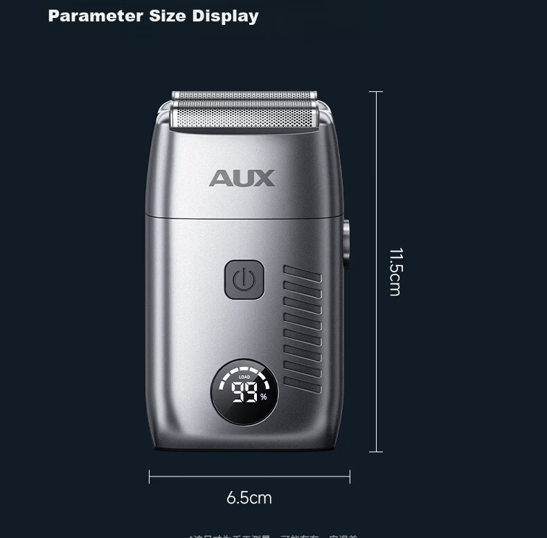 AUX Hair Lightener, Shaver for Bald Head, Hair Clipper, Electric Reciprocating Razor, Self-Service Barbershop And Salon-Specific Tool, Oil Head Gradient Gift 20