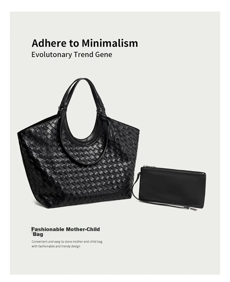 Aokang Women's Fashion Large Capacity Tote Bag Commuter Shoulder Bag Birthday Women's Day Gift for Girlfriend 7