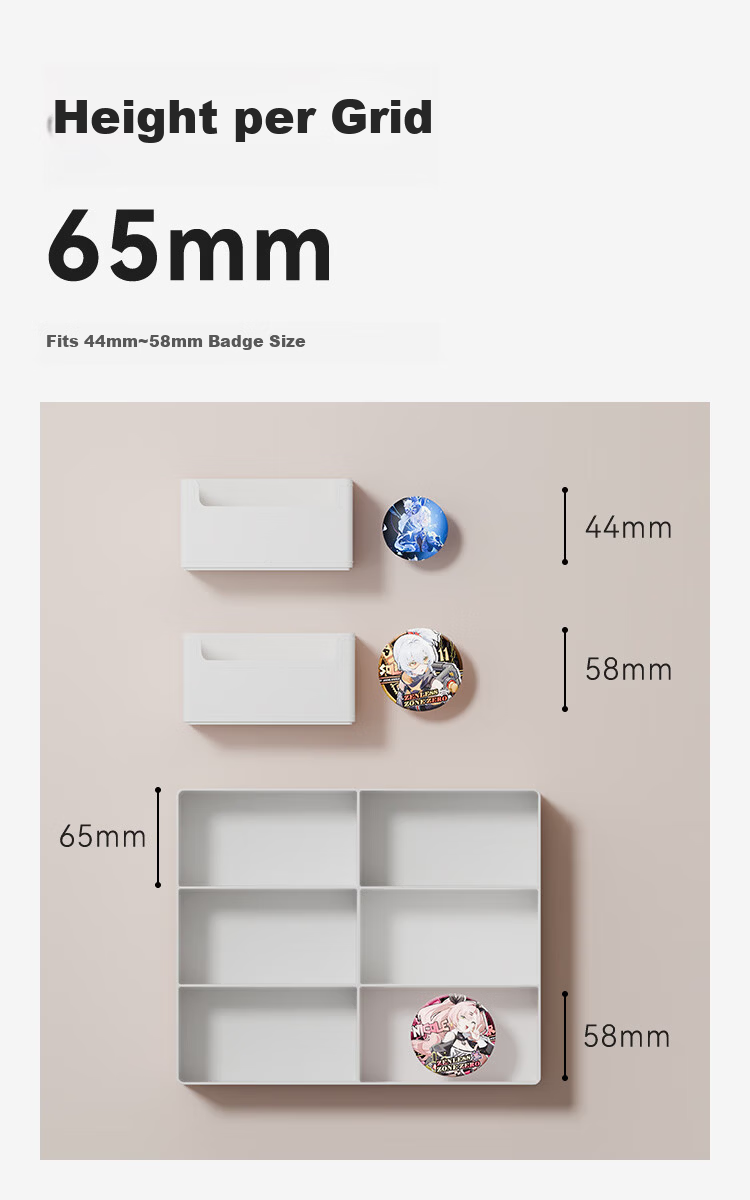 JD Jingzao White Square Drawer Desktop Organizer Six-Compartment Multi-Layer Storage Box Office Supplies Sorting Box 5