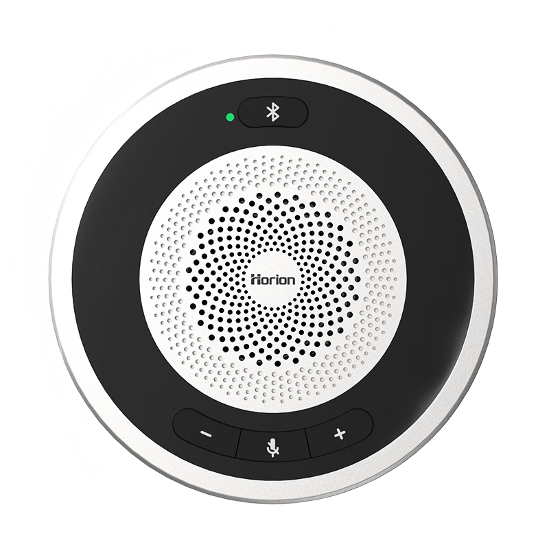 Haoli Conference Omnidirectional Microphone Video Conference Desktop Microphone Bluetooth Speaker All-in-One HM-5E (10m Pickup Diameter, 2 Wireless Cascade Units)
