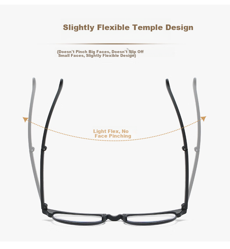 DRATRA Blue Light Blocking Reading Glasses for Men and Women, Ultra-Lightweight, Stylish, High-Definition Presbyopia Glasses for Seniors 3