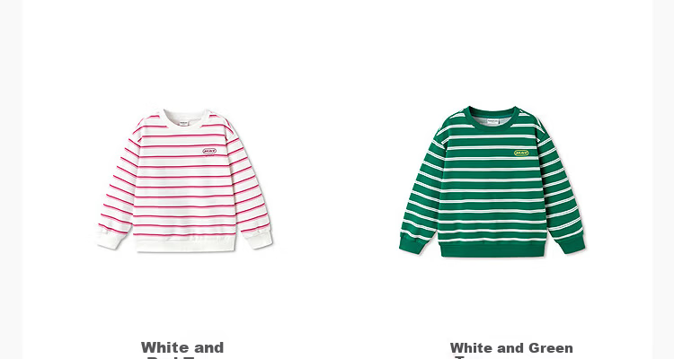 Balabala [balaOne] Kids Long Sleeve Hoodie Boys Girls 2026 Spring Striped Top Trend 7