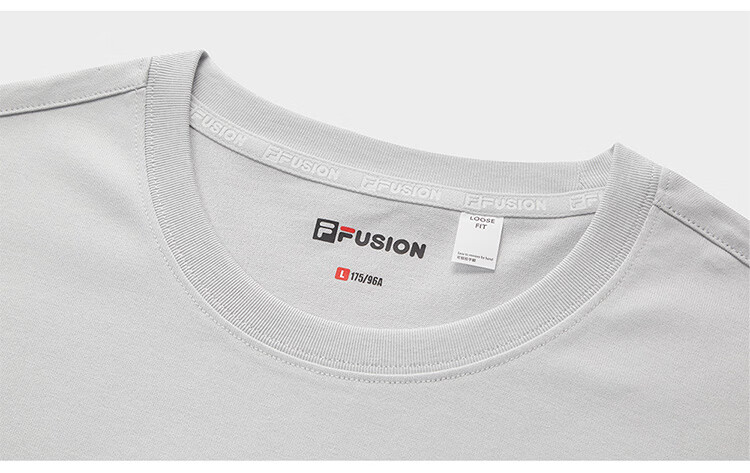 FILA FUSION Trendy Couple Short Sleeve T-Shirt 26 Summer Cute Pet Cool Loose Half Sleeve Top 30