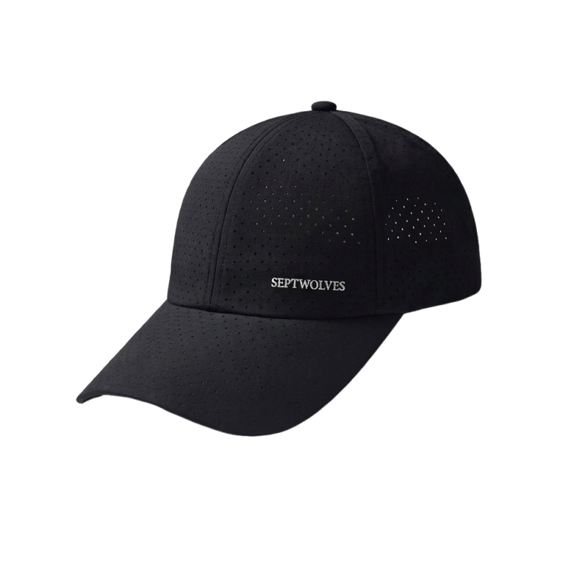 Seven Wolves Men's Baseball Cap Casual Versatile Sun Hat Quick-Dry Adjustable Large Size Breathable Duckbill Cap