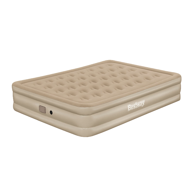 Bestway Xingqi Self-Inflating Air Mattress with Built-in Pump Double Heightened Outdoor Camping Home Sleeping Pad 671DF