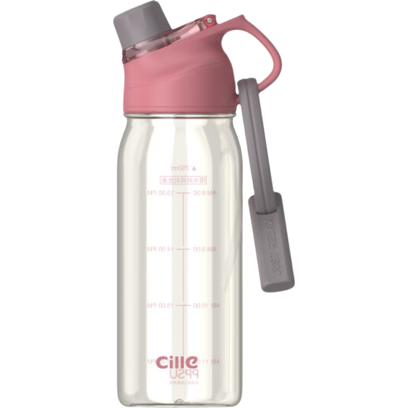 Cille PPSU Plastic Sports Water Bottle Large Capacity Kids Student Hydration Straw Cup for Pregnant Women