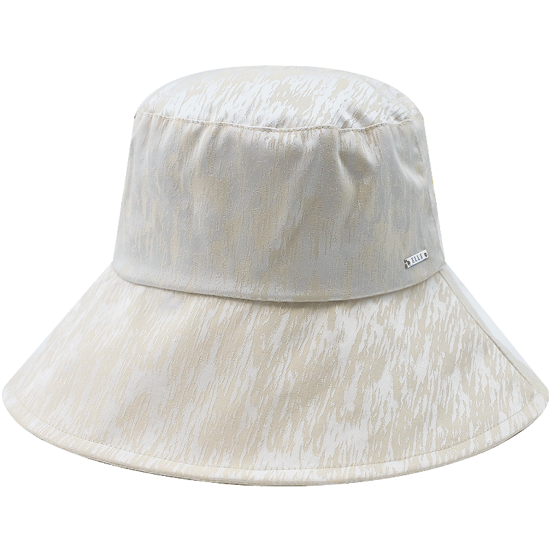 ELLE Women's Wide Brim Hat Foldable Bucket Hat Fisherman Hat Travel Sun Hat JD Collaboration