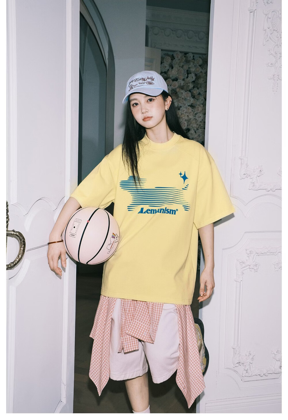 LEMANISM 300g Heavy Phantom Puppy Short Sleeve T-Shirt Men 2026 Summer Couple Half Sleeve Tee Women Black S 13