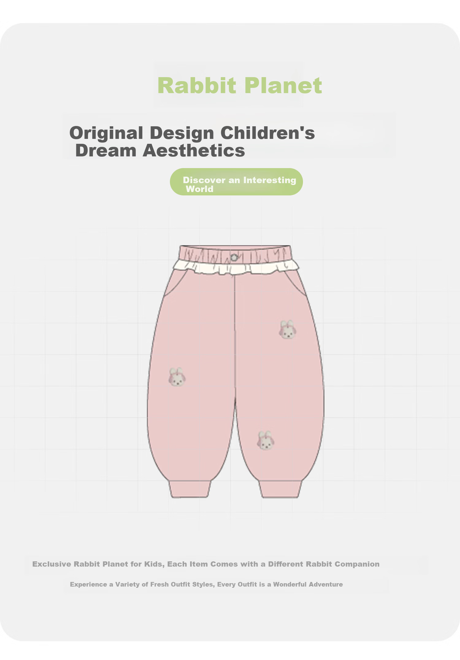 Banxidi Girls' Pants Spring 2026 New Stylish Baby Princess Casual Jogger Pants Spring and Autumn Children's Sweatpants 1