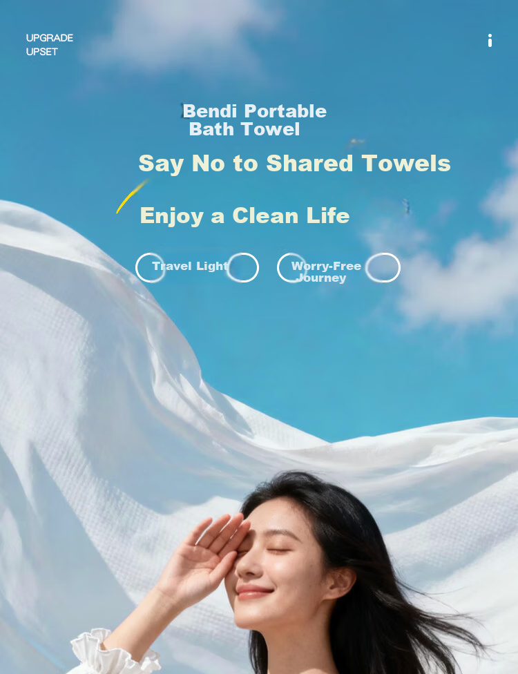 Bendi Disposable Bath Towels 5-Pack Extra Large Thickened Individually Packaged Soft Comfortable Hotel Travel Towels 1