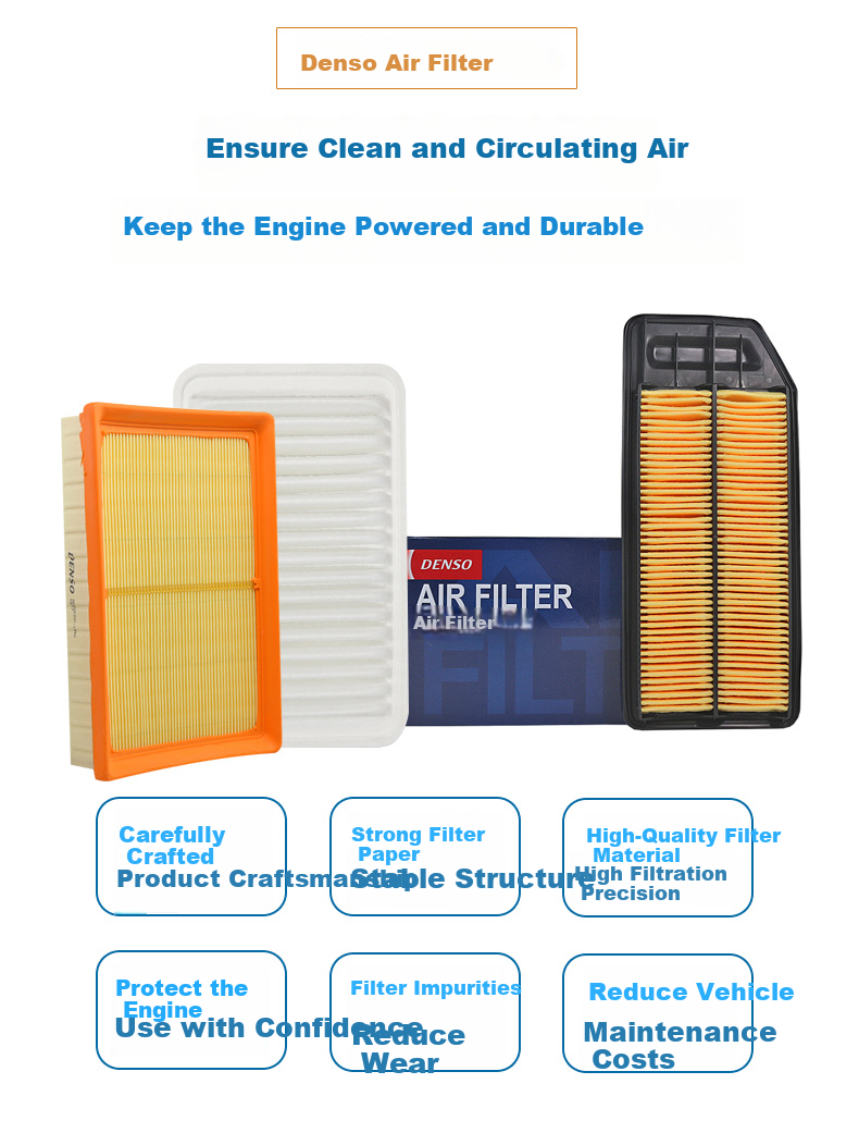 DENSO Air Filter 260331-1710 (Compatible with Volkswagen Audi EA211/New Jetta Golf 7 Bora Lavida Sagitar Rapid Octavia) 2