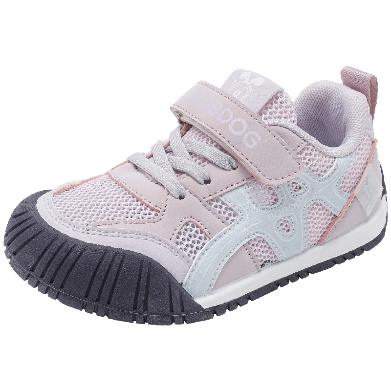 BOBDOG Kids Summer Breathable Mesh Shoes Girls Versatile Low-top Casual Sneakers Children's Sports Shoes 103562008 Pink Purple Size 27