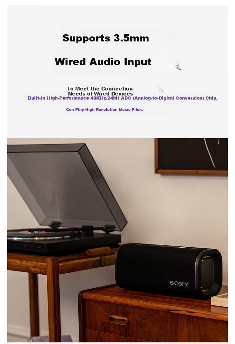 SONY ULT FIELD 5 Flagship Sound Portable Bluetooth Speaker Beige Gift New Arrival 7