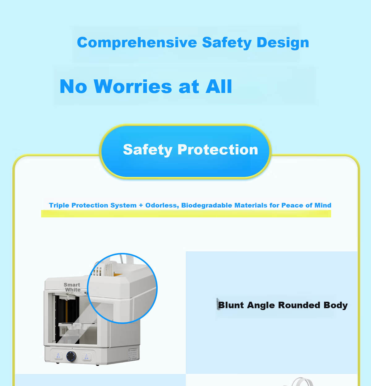 Zhixiaobai Kids 3D Printer Explorer3 Home Learning Small Fully Automatic Leveling High-Speed High-Precision AI Modeling One-Click Printing Cherry Dream Pink Purple 32