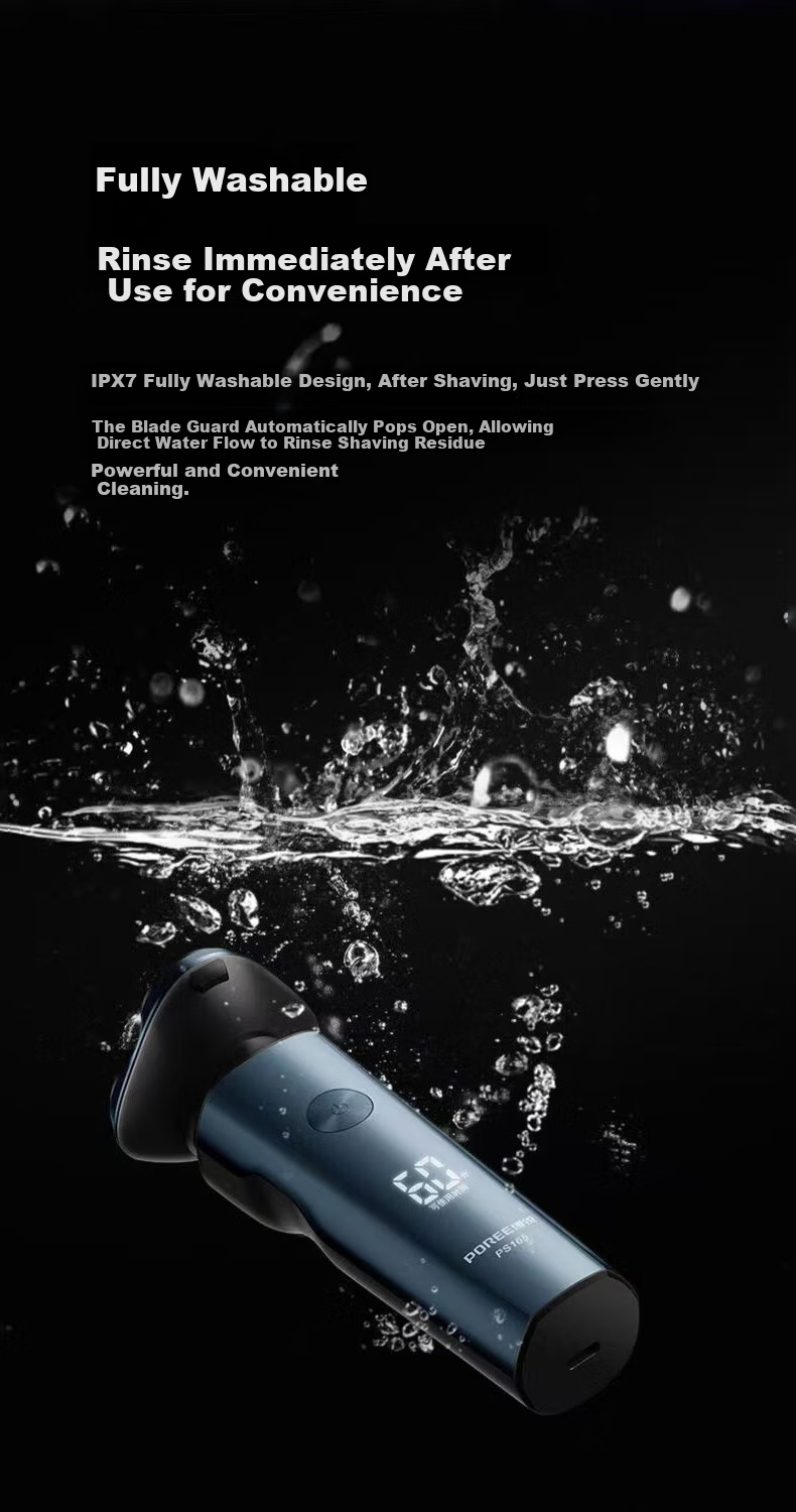 FLYCO Borui Series Electric Shaver Anti-Pinch Washable Fast Charging Wet and Dry Beard Trimmer Gift for Boyfriend Father Holiday Birthday New Year PS165 7