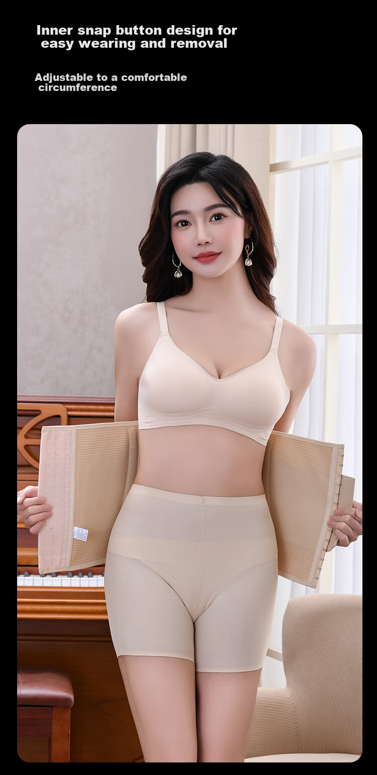 GRACEWELL Women's Waist Shaping Belt Postpartum Body Shaper Strong Tummy Control Slimming Waist Trainer Corset Waist Cincher Abdomen Shaper 20
