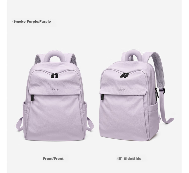 GOLF Lightweight Women's Backpack 14-inch Laptop Bag Casual Travel Backpack Business Student School Bag Large Capacity 25