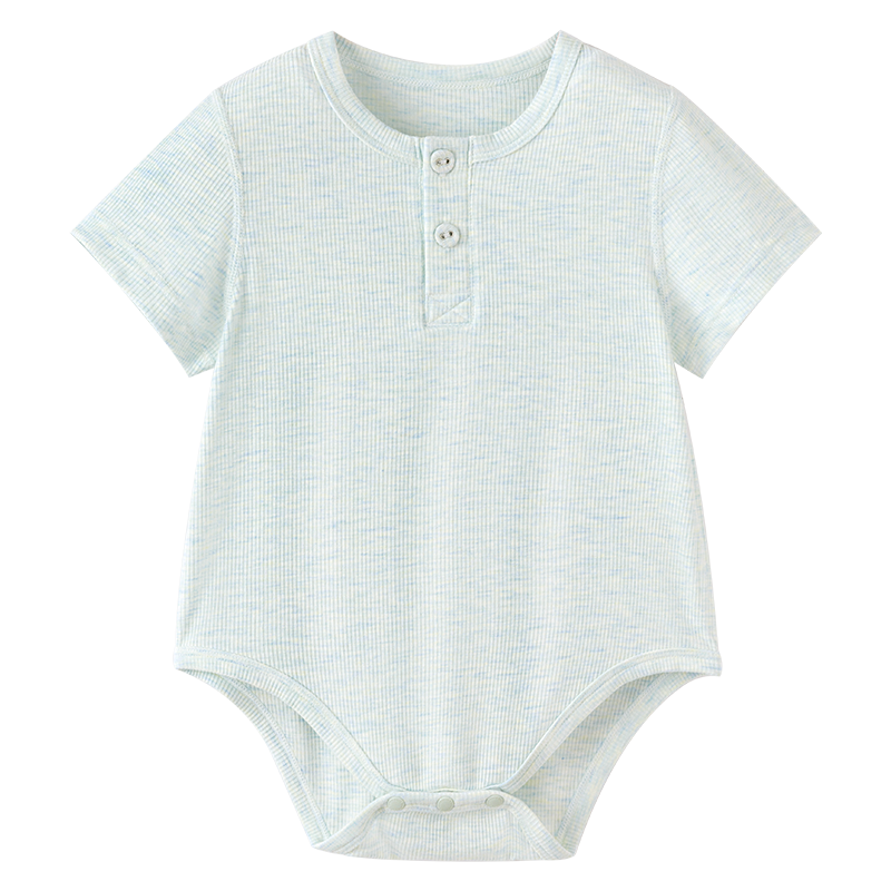 Babylove Baby Bodysuit Summer Breathable Modal Infant Triangle Romper Lightweight Crawling Suit Floral Yarn Home Summer Wear