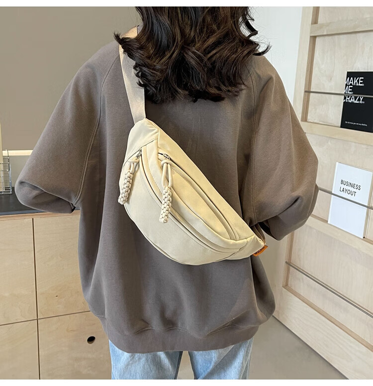 LOHAS Travel Crossbody Bag Men's Shoulder Bag Single Shoulder Chest Bag Backpack Small Bag Casual Portable Sports Mobile Phone Bag for Men 15