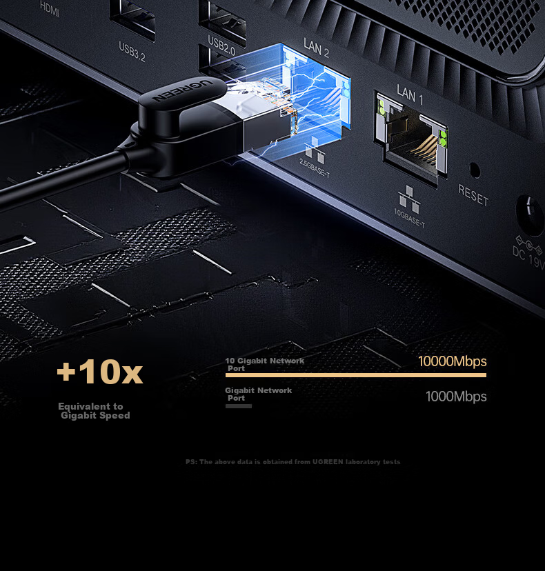 UGREEN Private Cloud DXP4800 Pro NAS Network Storage 8GB RAM 4-Bay Personal Cloud Drive AI Home Server 10GbE Port Compatible with iPhone 17 11