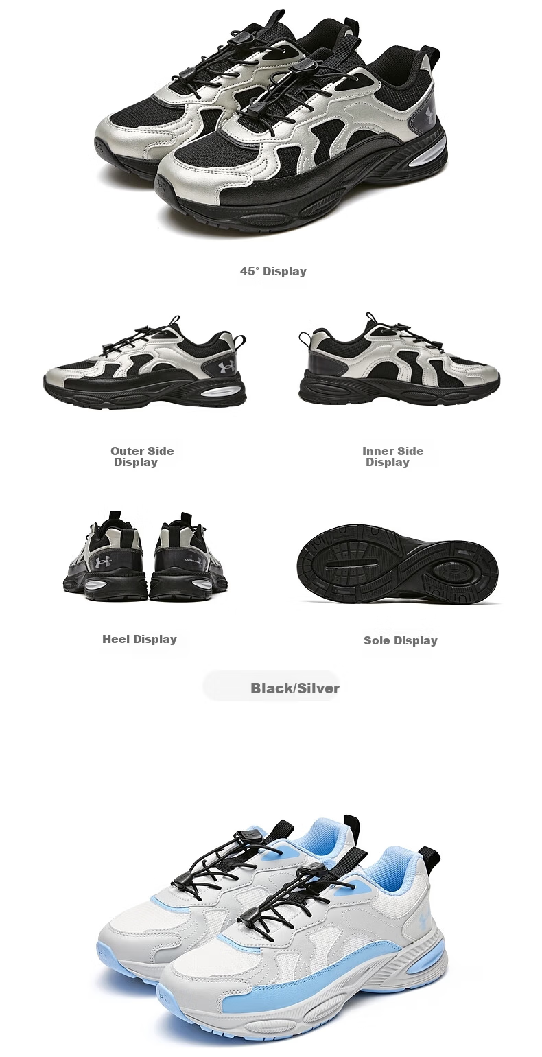 Under Armour Kids Sports Shoes Spring Summer Boys Girls Soft Sole Cushioning Breathable Non-Slip Retro Casual Shoes 2611899 18