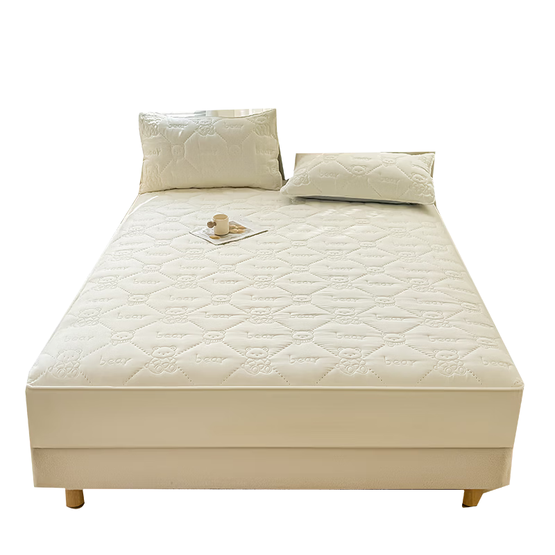 Yalu Mattress Protector All-Season Bed Cover, Full Coverage Bed Sheet, Mountain Gray, 180*200cm